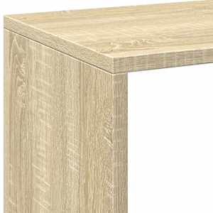 Knihovna/dělící stěna dub sonoma 69,5x29x137,5 cm kompozit - obrázek 9