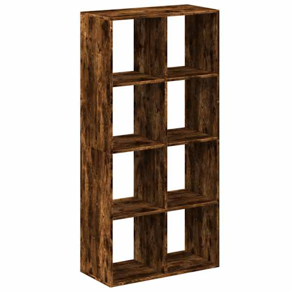 vidaXL ruumijagaja/raamatukapp, suitsutamm 69,5x29x137,5 cm tehispuit
