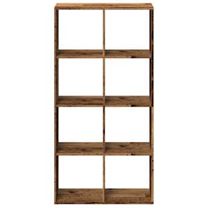 Knihovna/dělící stěna old wood 69,5x29x137,5 cm kompozit - obrázek 5