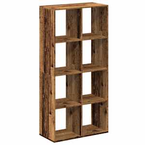 Knihovna/dělící stěna old wood 69,5x29x137,5 cm kompozit - obrázek 7