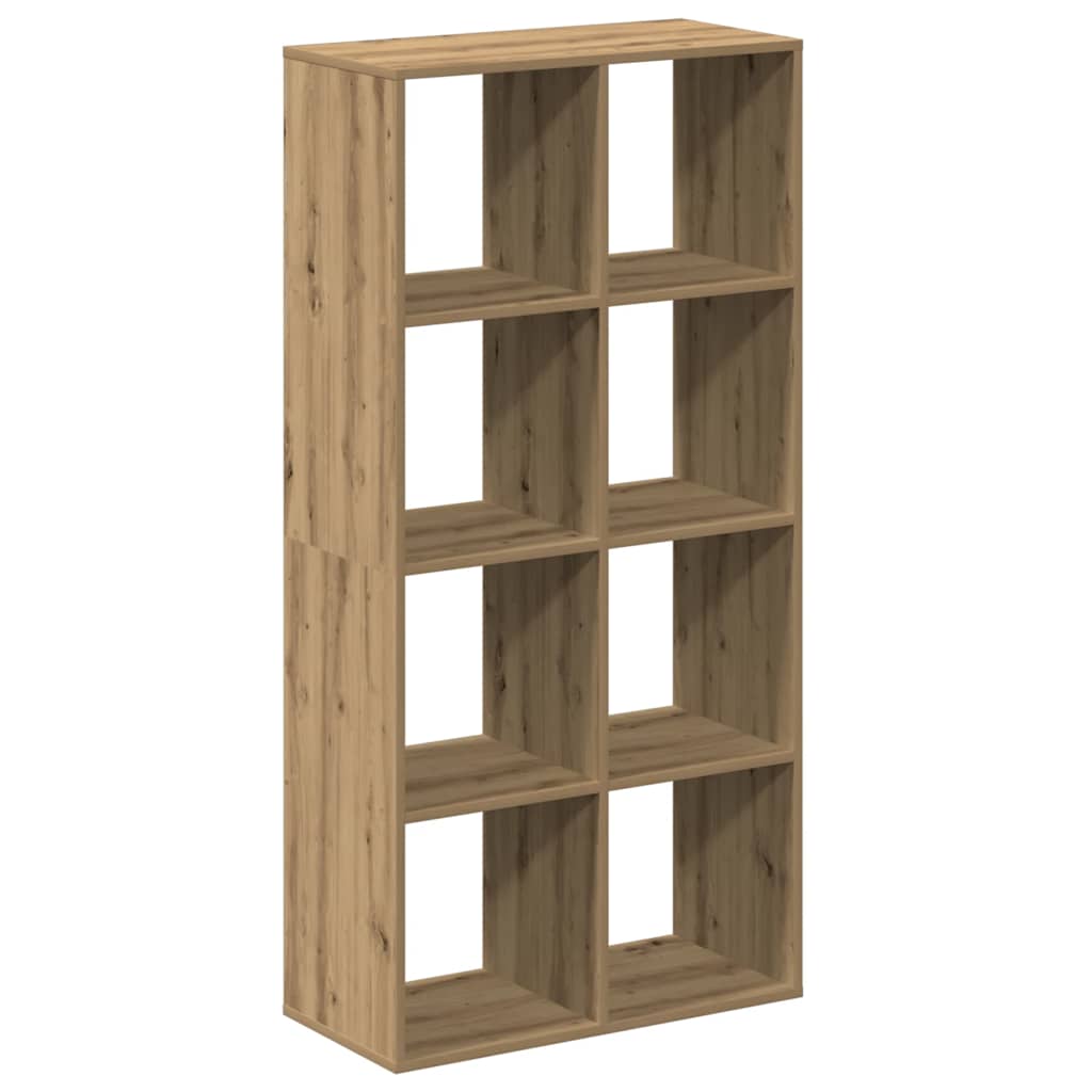 vidaXL Knihovna/dělící stěna dub artisan 69,5x29x137,5 cm kompozit