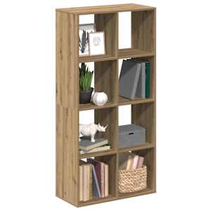 Knihovna/dělící stěna dub artisan 69,5x29x137,5 cm kompozit - obrázek 9