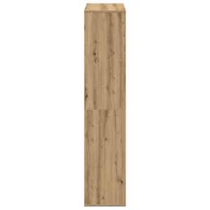 Knihovna/dělící stěna dub artisan 69,5x29x137,5 cm kompozit - obrázek 7