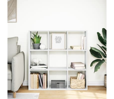 vidaXL Room Divider Bookcase White 102x29x103.5 cm Engineered Wood