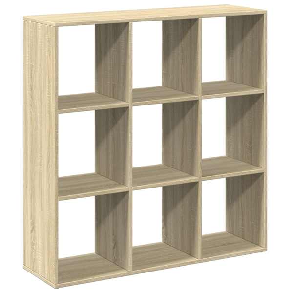 vidaXL ruumijagaja/raamatukapp, Sonoma tamm 102x29x103,5 cm tehispuit