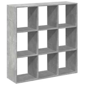 Knihovna/dělící stěna betonově šedá 102x29x103,5 cm kompozit - obrázek 6