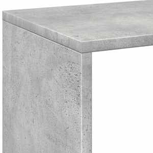 Knihovna/dělící stěna betonově šedá 102x29x103,5 cm kompozit - obrázek 8