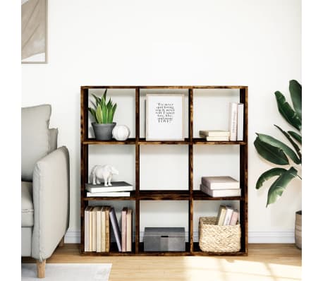 vidaXL Raumteiler-B&uuml;cherregal R&auml;uchereiche 102x29x103,5 cm