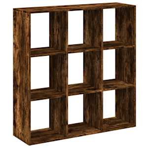 Knihovna/dělící stěna kouřový dub 102x29x103,5 cm kompozit - obrázek 6