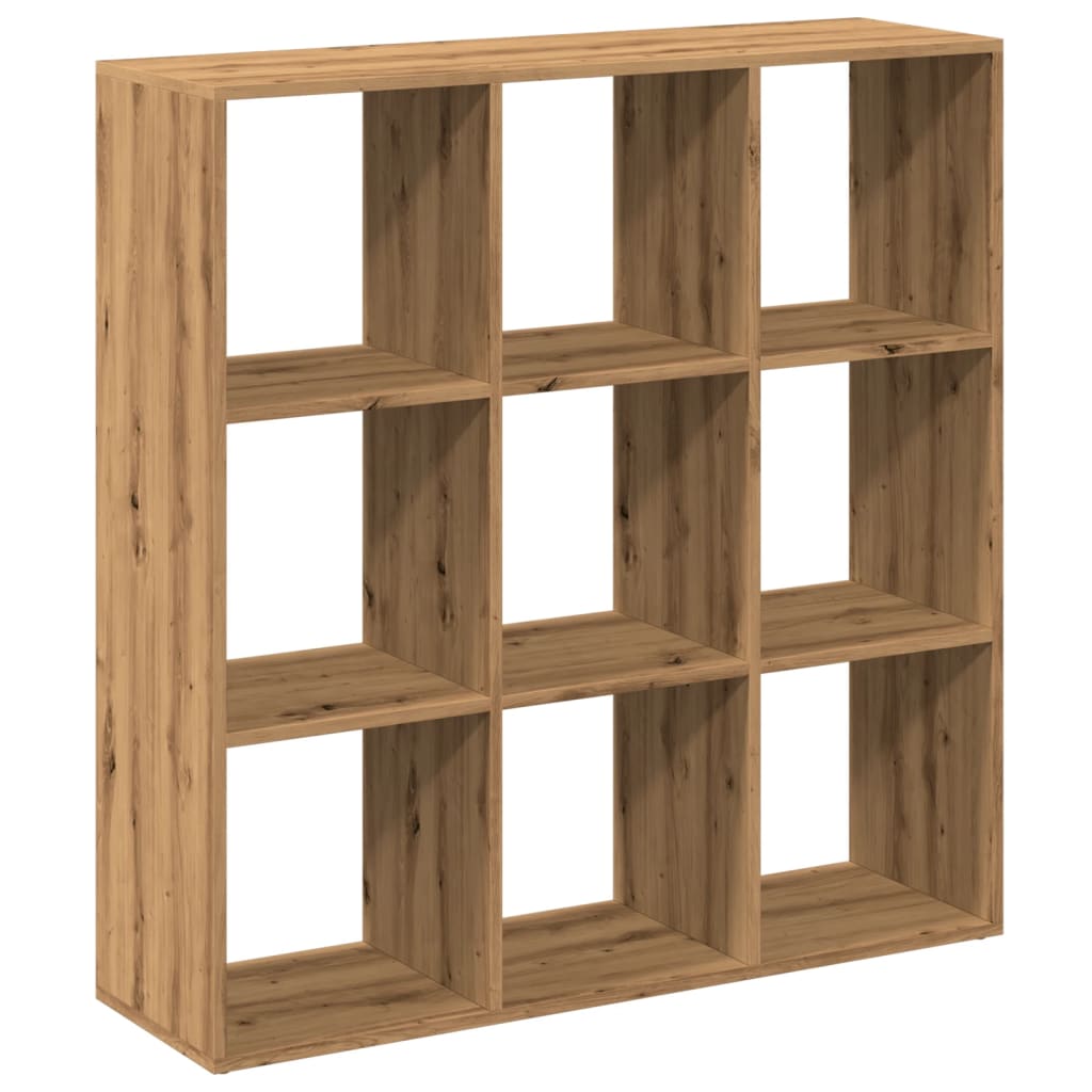 vidaXL Knihovna/dělící stěna dub artisan 102x29x103,5 cm kompozit