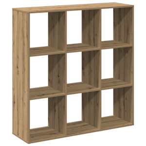 Knihovna/dělící stěna dub artisan 102x29x103,5 cm kompozit - obrázek 2