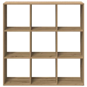 Knihovna/dělící stěna dub artisan 102x29x103,5 cm kompozit - obrázek 5