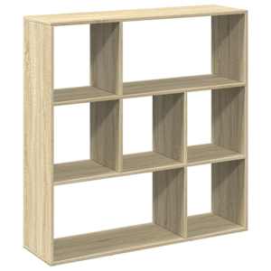 vidaXL ruumijagaja/raamatukapp, Sonoma tamm 102x29x103,5 cm tehispuit