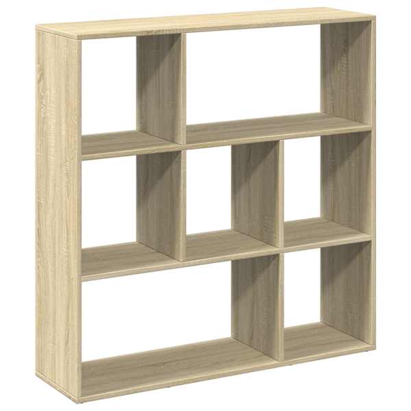 vidaXL ruumijagaja/raamatukapp, Sonoma tamm 102x29x103,5 cm tehispuit