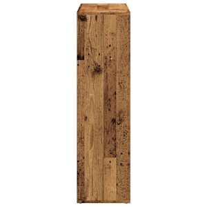 Knihovna/dělící stěna old wood 102x29x103,5 cm kompozitní dřevo - obrázek 6
