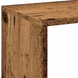 Knihovna/dělící stěna old wood 102x29x103,5 cm kompozitní dřevo - obrázek 9