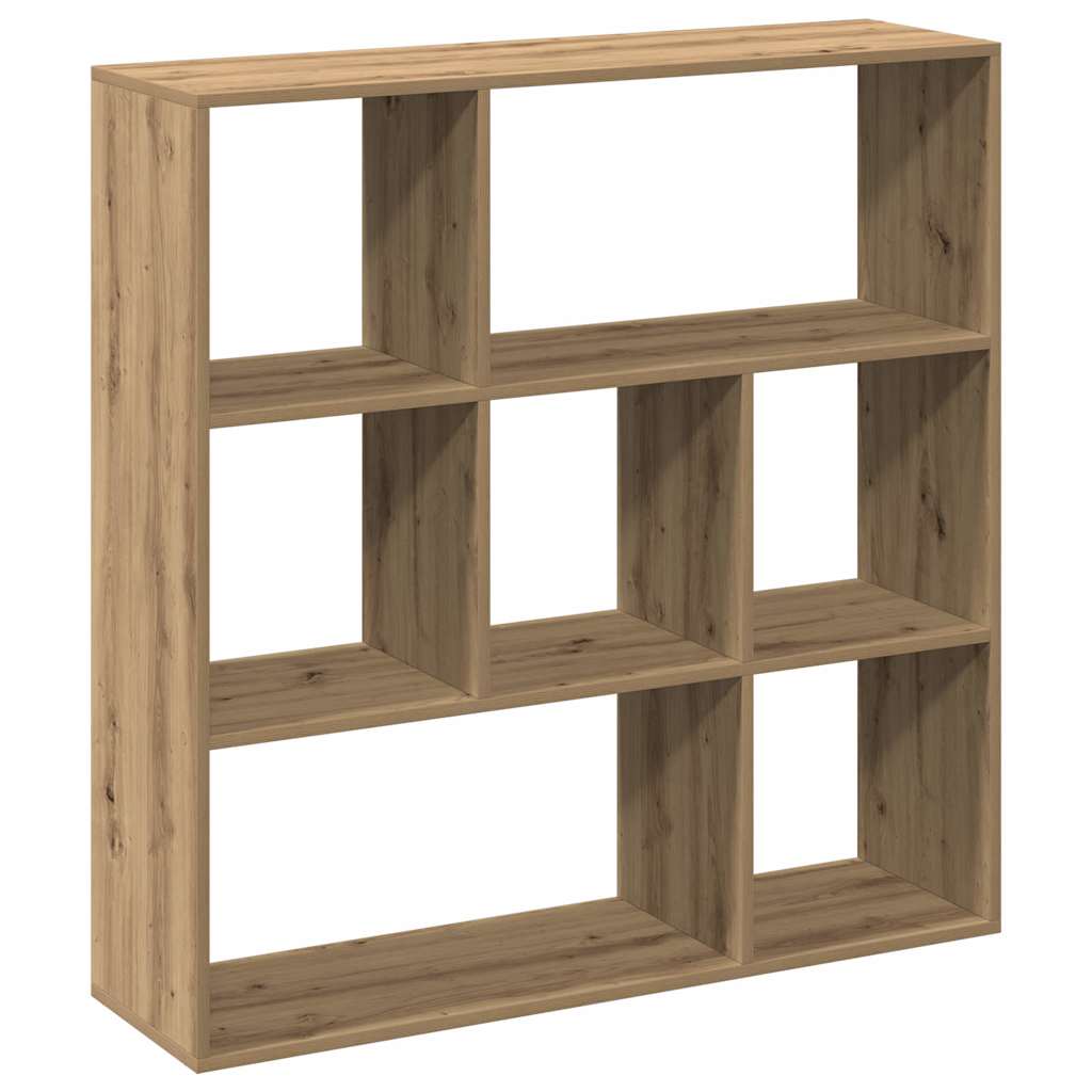 vidaXL Knihovna/dělící stěna dub artisan 102x29x103,5 cm kompozit