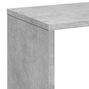 Knihovna/dělící stěna betonově šedá 67x25x161,5 cm kompozit - obrázek 9