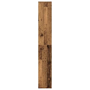 Knihovna/dělící stěna old wood 67x25x161,5 cm kompozitní dřevo - obrázek 6