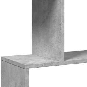 Knihovna/dělící stěna 5patrová betonově šedá 70 x 24 x 161 cm - obrázek 8