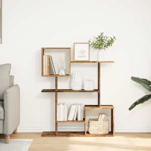 vidaXL Bibliotecă/separator cameră lemn vechi 92x29x112 cm lemn