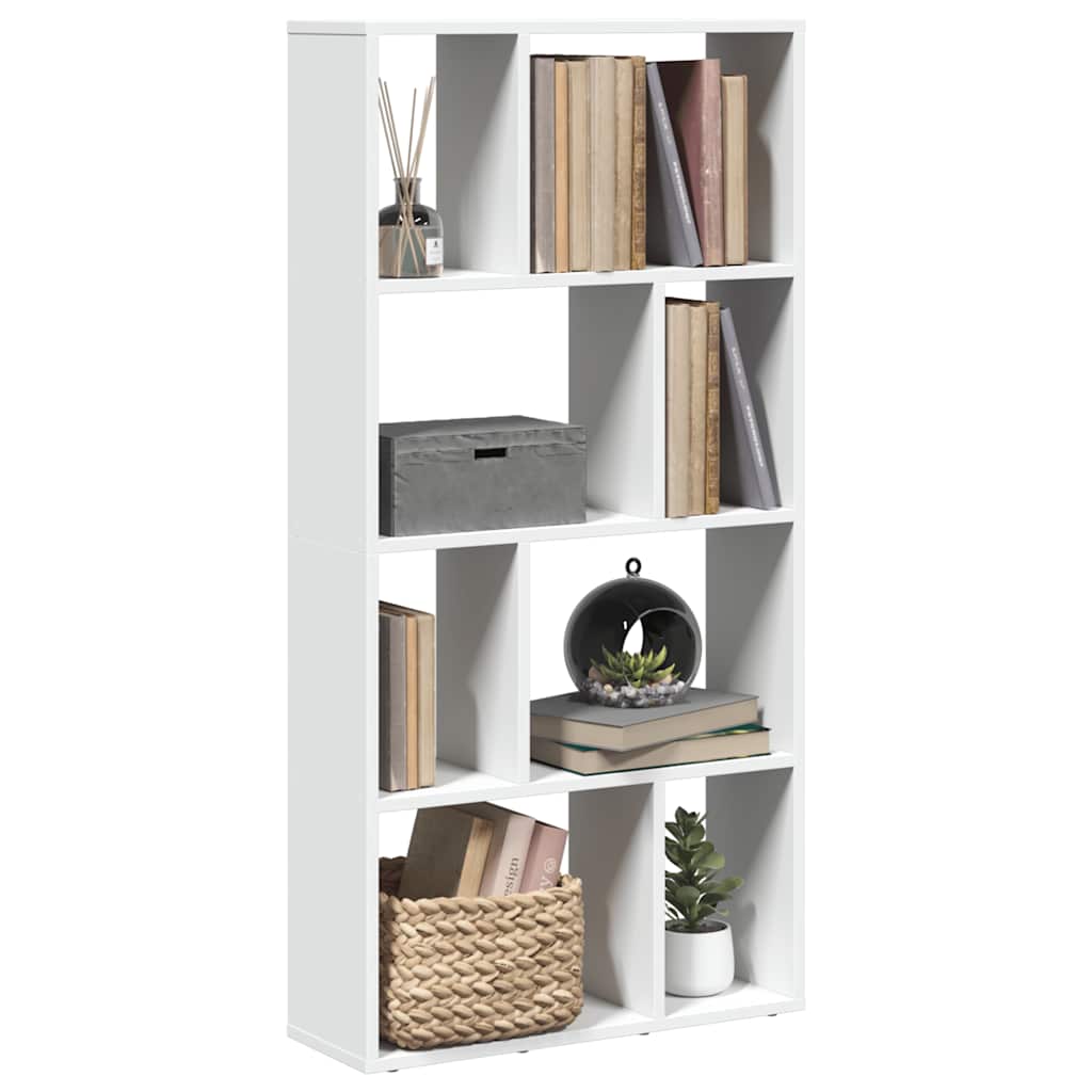 vidaXL Bücherregal Weiß 60 x 20 x 120,5 cm Holzwerkstoff