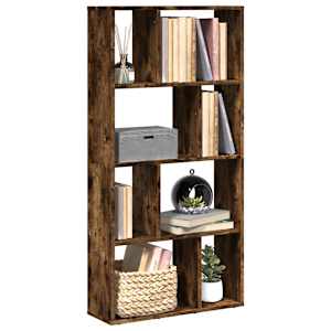 Knjižna omara dimljeni hrast 60x20x120,5 cm inženirski les