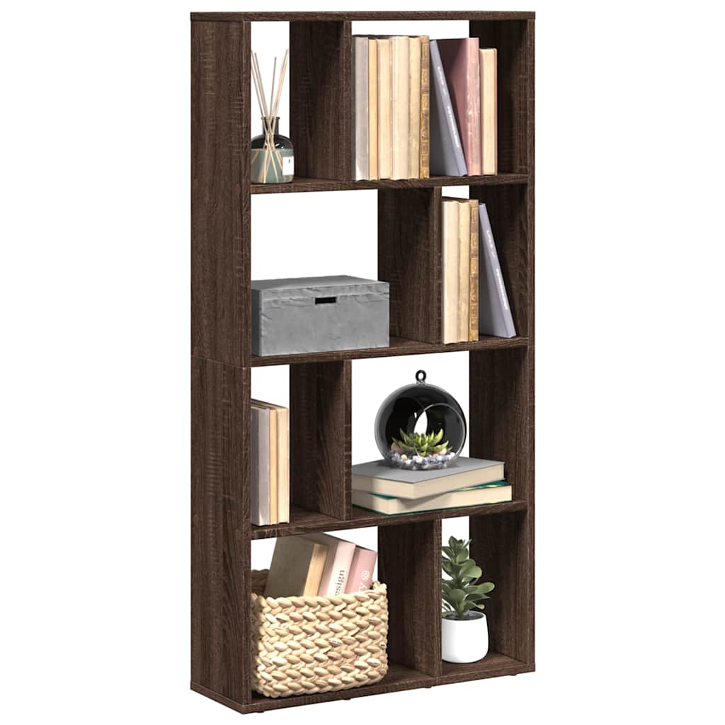 vidaXL Bücherregal Braun Eichen-Optik 60x20x120,5 cm Holzwerkstoff