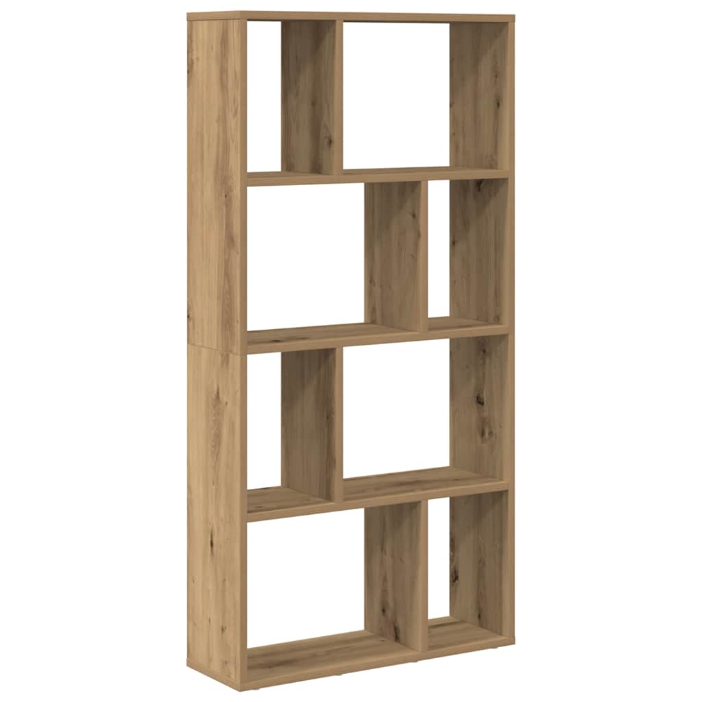 vidaXL Knihovna dub artisan 60 x 20 x 120 cm kompozitní dřevo