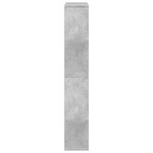 Knihovna betonově šedá 72 x 20 x 120,5 cm kompozitní dřevo - obrázek 6