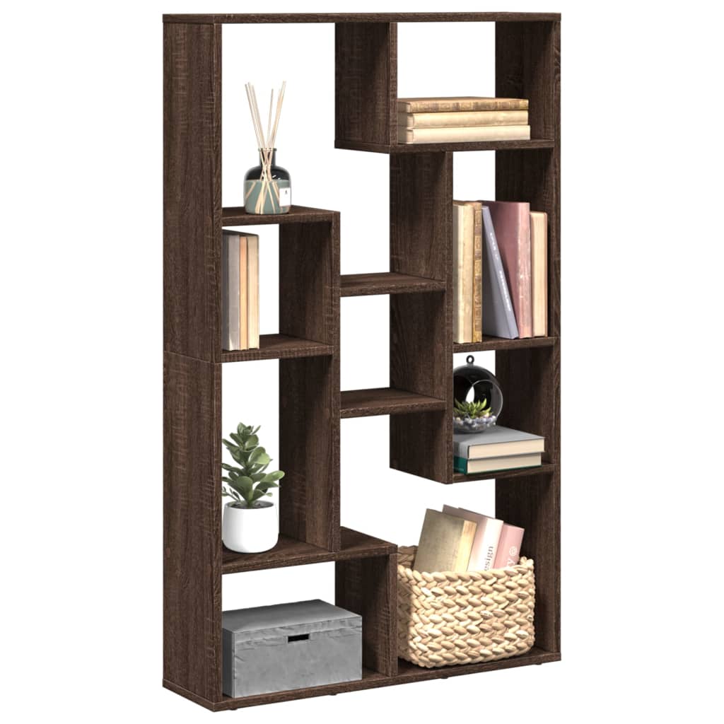 vidaXL Bücherregal Braun Eichen-Optik 72x20x120 cm Holzwerkstoff