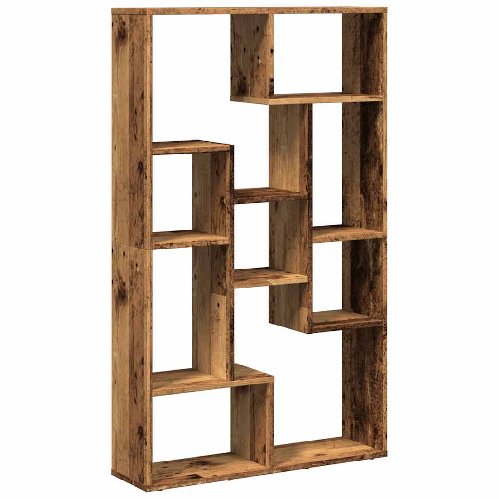 VidaXL Boekenkast 72x20x120, 5 Cm Bewerkt Hout Oud Houtkleurig