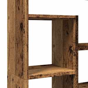 Knihovna old wood 72 x 20 x 120,5 cm kompozitní dřevo - obrázek 9