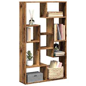 Knihovna old wood 72 x 20 x 120,5 cm kompozitní dřevo - obrázek 1