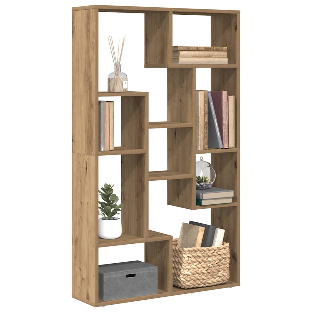 vidaXL Bibliotecă, stejar artizanal, 72x20x120 cm, lemn prelucrat