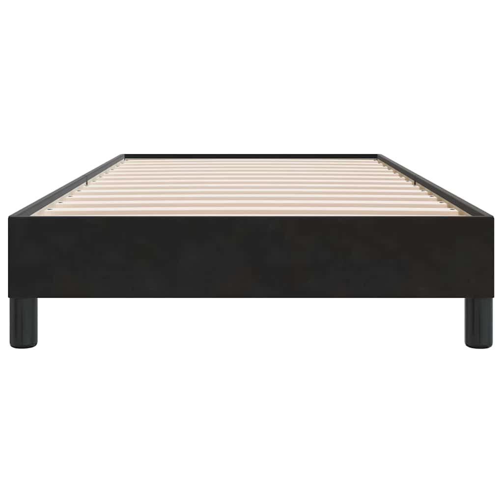 vidaXL Bedframe zonder matras 80x210 cm fluweel zwart, foto 4