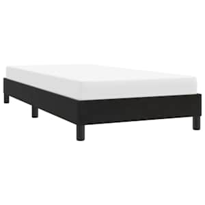 Rám postele bez matrace černý 80x210 cm samet - obrázek 4