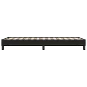 Rám postele bez matrace černý 80x210 cm samet - obrázek 6