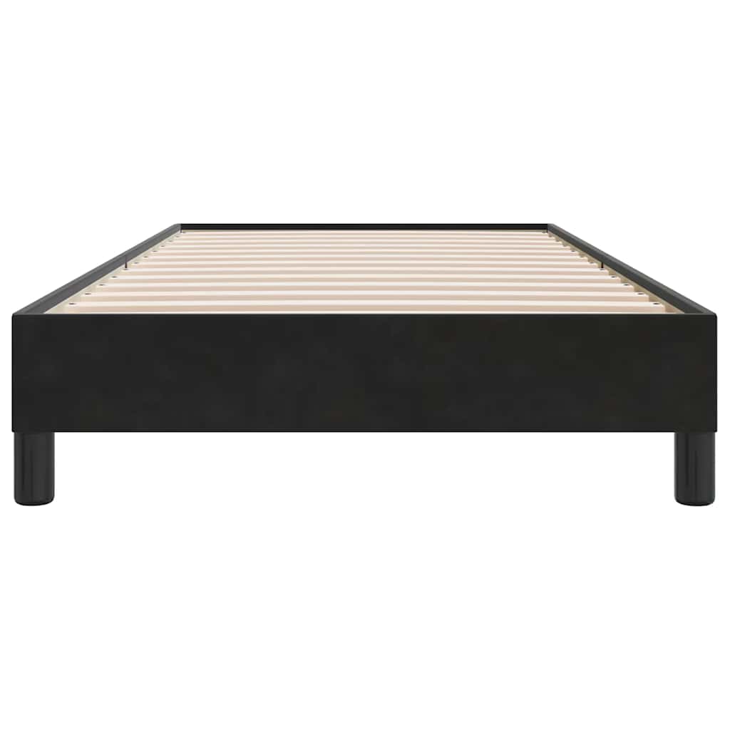 vidaXL Bedframe zonder matras 100x210 cm fluweel zwart, foto 4
