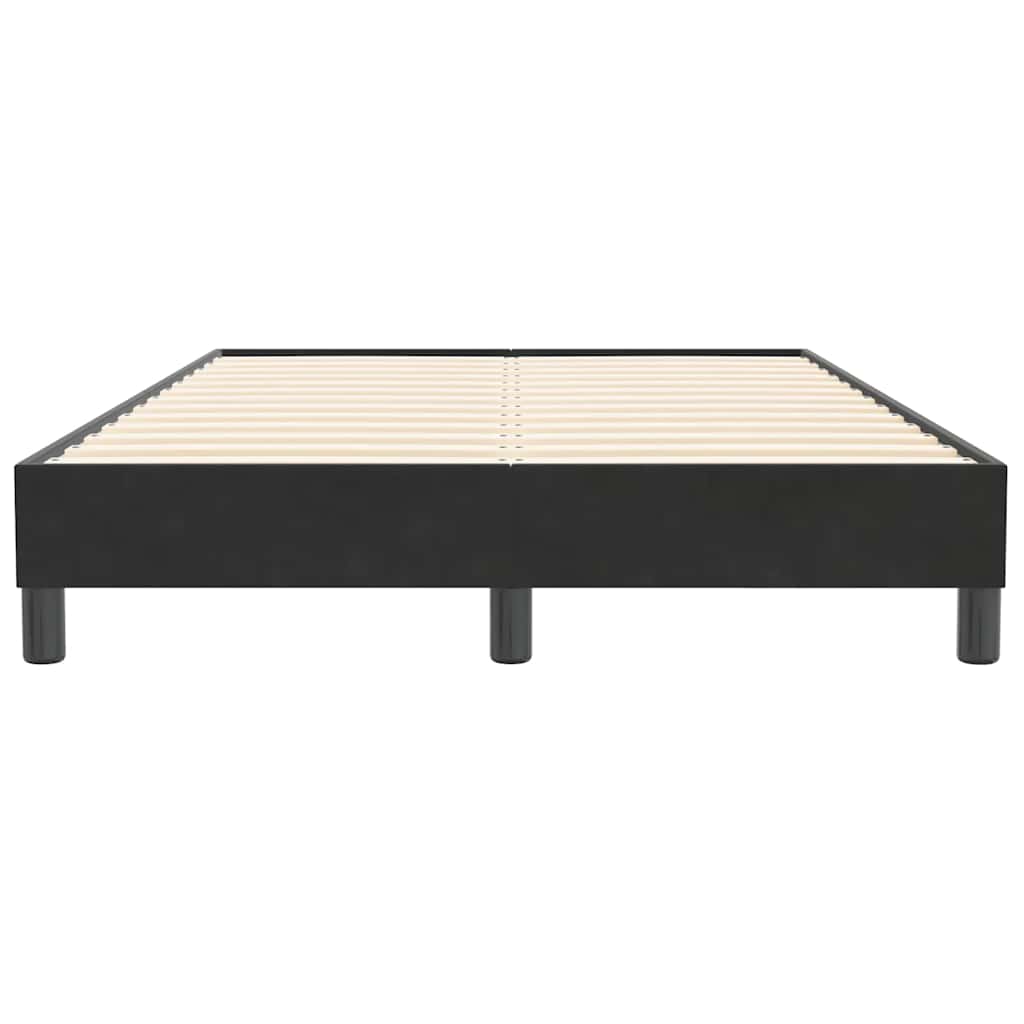 vidaXL Bedframe zonder matras 120x210 cm fluweel zwart, foto 4