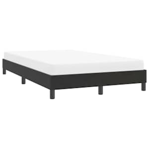 Rám postele bez matrace černý 100x210 cm samet - obrázek 4
