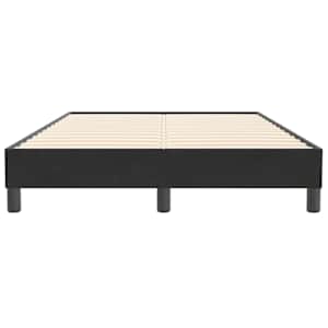 Rám postele bez matrace černý 100x210 cm samet - obrázek 5