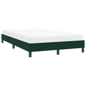 Rám postele bez matrace Tmavě zelená 100x210 cm samet - obrázek 4