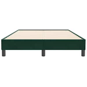 Rám postele bez matrace Tmavě zelená 100x210 cm samet - obrázek 5
