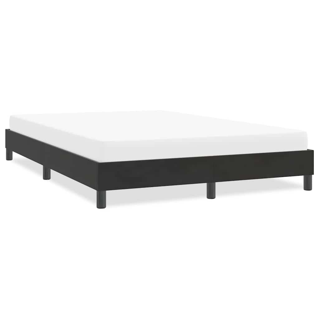 vidaXL Cadru de pat fără saltea Negru 140x210 cm catifea