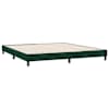 vidaXL Voodiraam ilma Madratsita Tumeroheline 180x210 cm samet