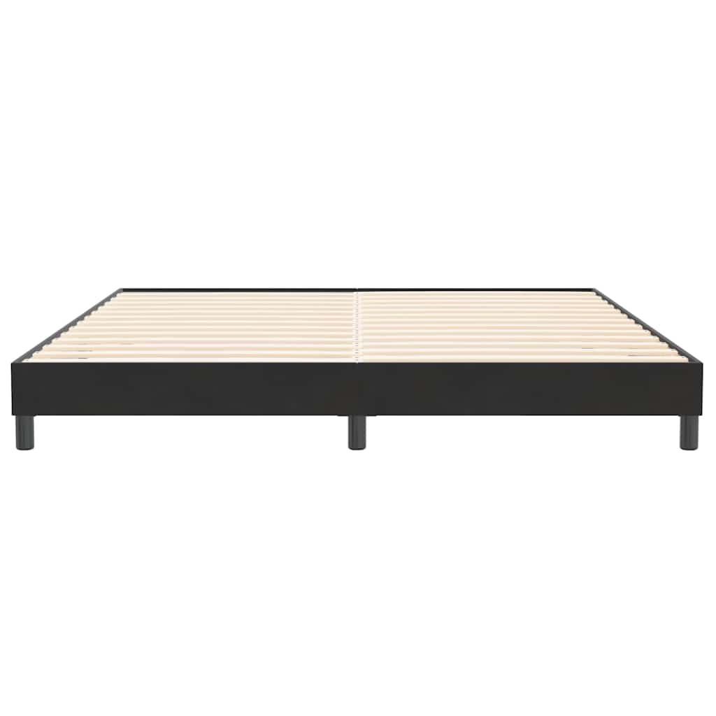 vidaXL Bedframe zonder matras 200x210 cm fluweel zwart, foto 4