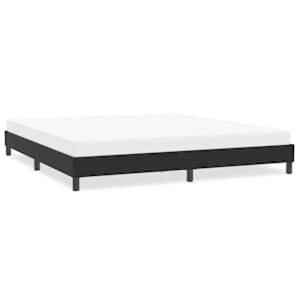 Rám postele bez matrace Černá 200x210 cm Samet - obrázek 1