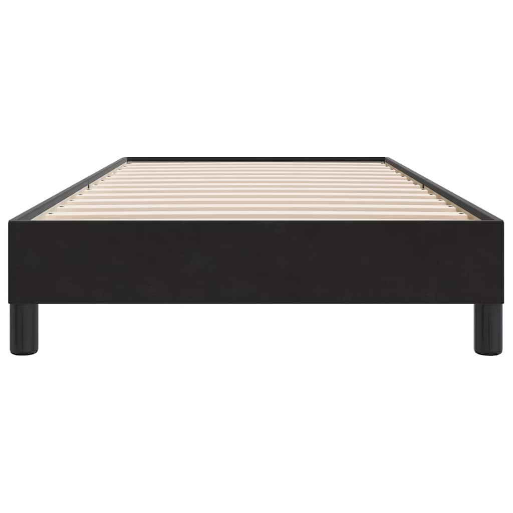 vidaXL Bedframe zonder matras 80x220 cm fluweel zwart, foto 4