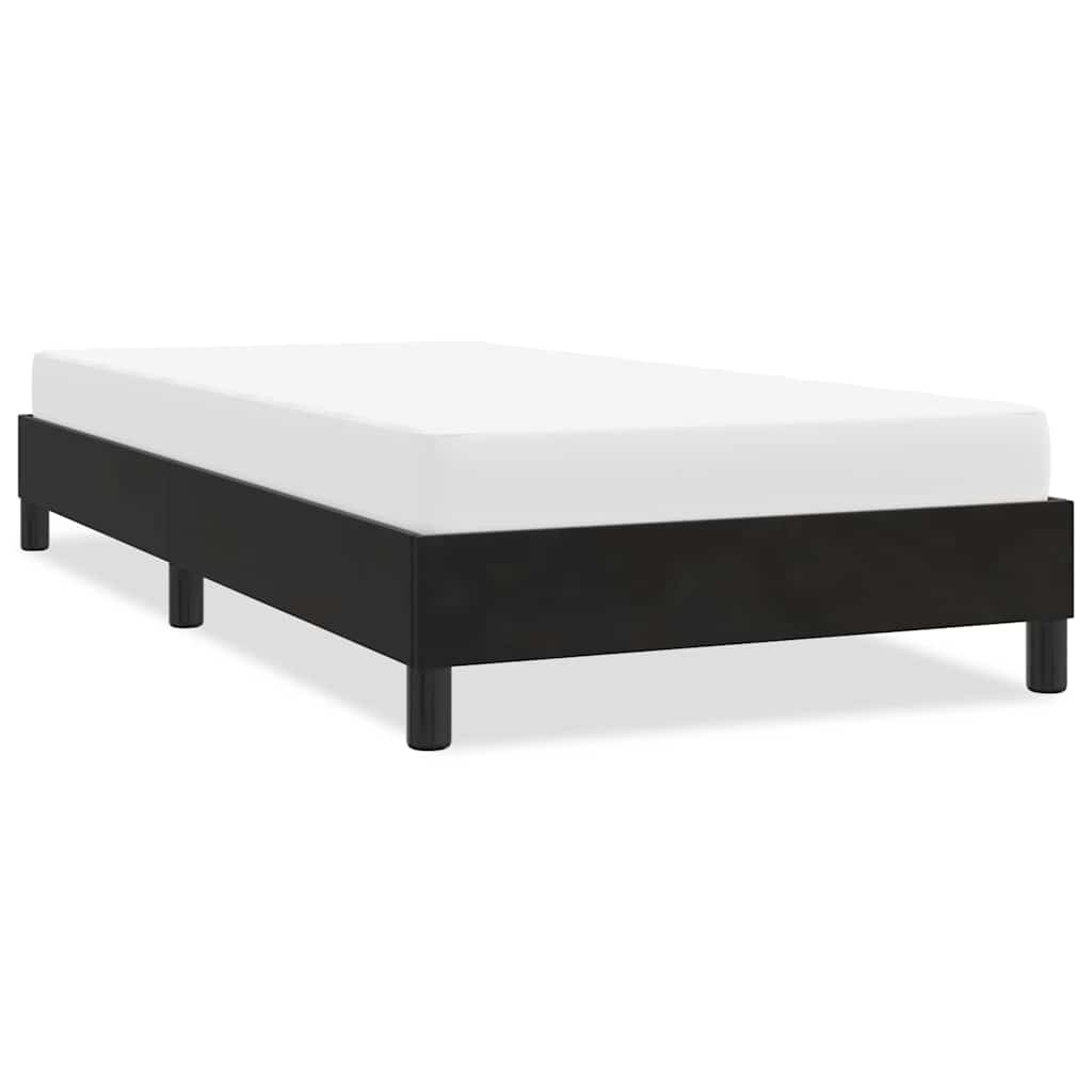 vidaXL Cadru de pat fără saltea Negru 80x220 cm catifea